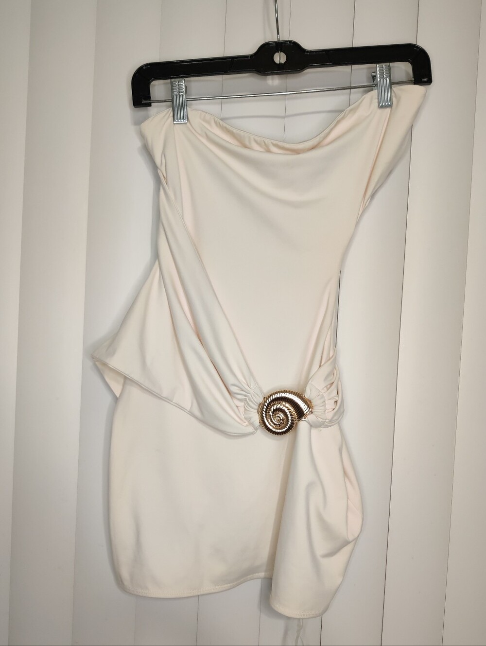 Peppermayo So Iconic Mini Dress in Ivory